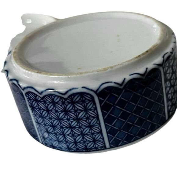 Sometsuke Japanese Porcelain Box
Cobalt Transfer Ware Takahashi blue and white - Picture 7 of 11